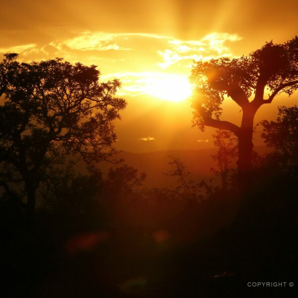 Etiopie, západ v údolí řeky Omo