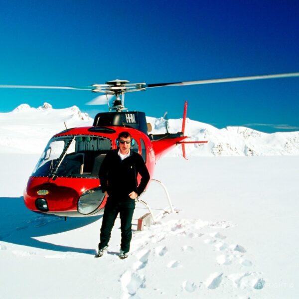 Helikoptérou přes Jižní Alpy