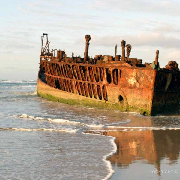 Vrak lodi Maheno na Fraser Island